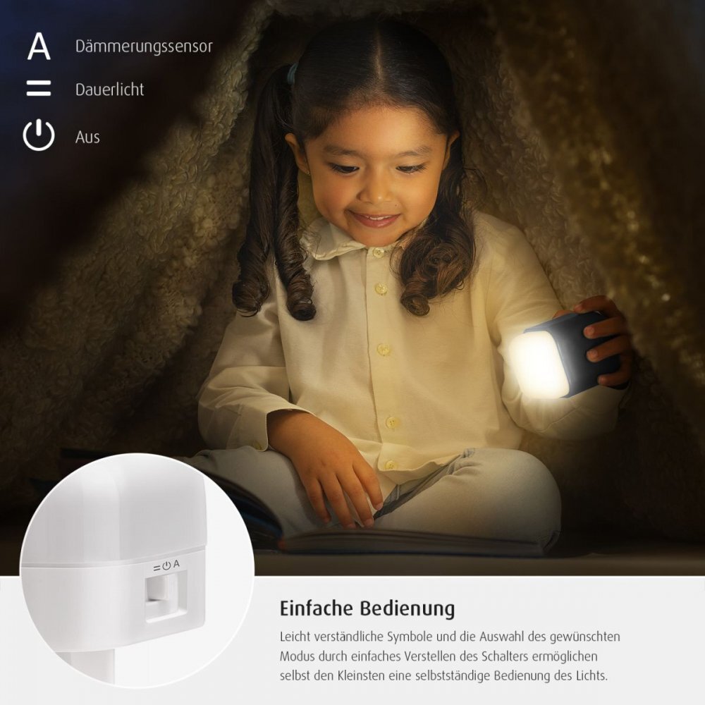 REER Lampa de noapte 2 in 1 SleepLight Gri deschis