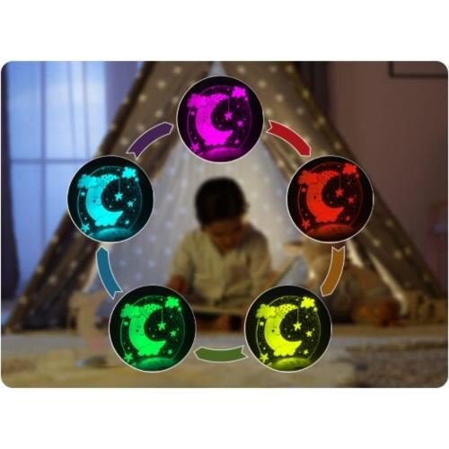 REER Lampa de veghe ColorLumy Moon 52121