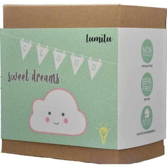 REER Lampa de veghe cu LED cu oprire cronometrata forma nor alba Lumilu Sweet Dreams Cloud