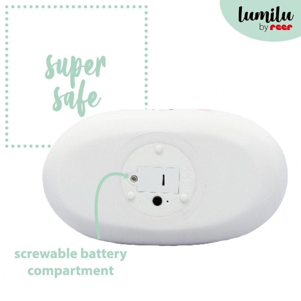 REER Lampa de veghe cu LED cu oprire cronometrata forma nor alba Lumilu Sweet Dreams Cloud