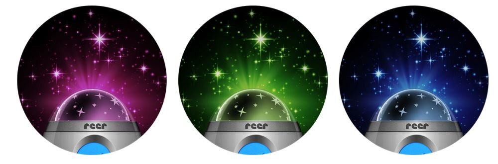 REER Lampa de veghe cu muzica si proiectie de stele MyMagicStarlight 52050