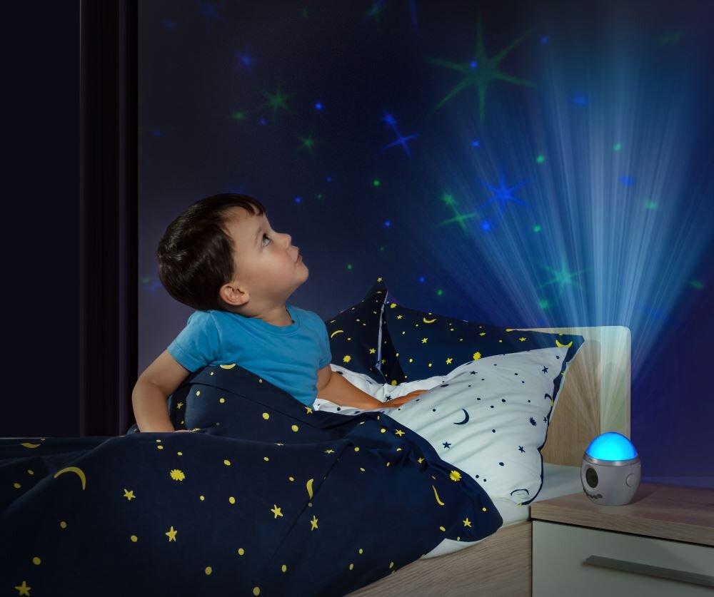 REER Lampa de veghe cu muzica si proiectie de stele MyMagicStarlight 52050