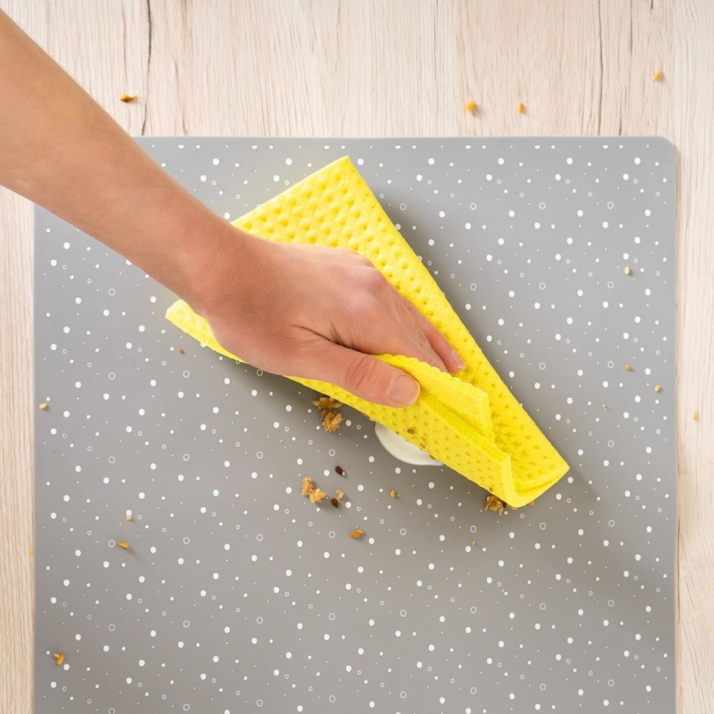 REER Napron antialunecare din silicon pentru farfurii bebelusi Eatn Tidy 25021