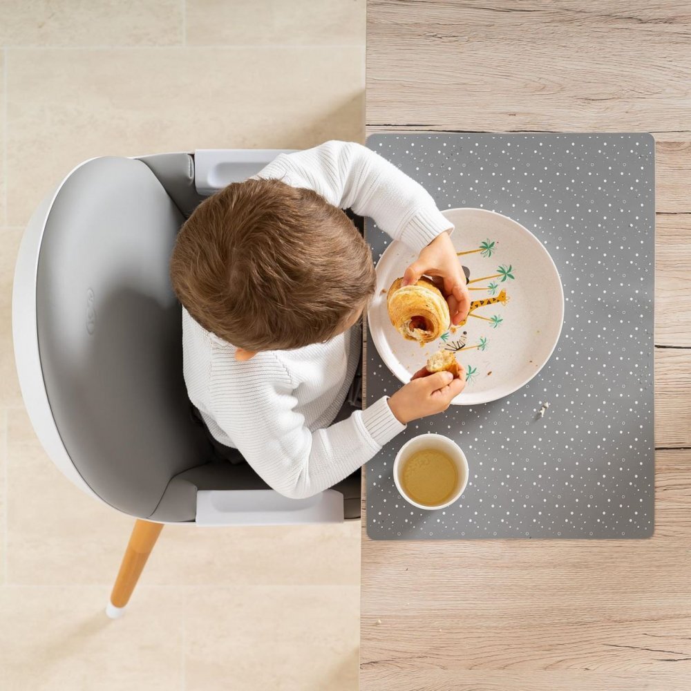 REER Napron antialunecare din silicon pentru farfurii bebelusi Eatn Tidy 25021