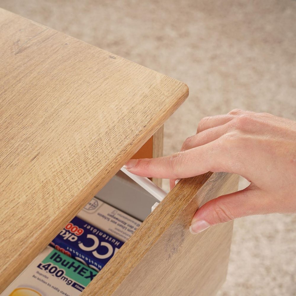 REER Pachet economic sigurante pentru sertare si usi de dulapuri 8 bucati albe 71070