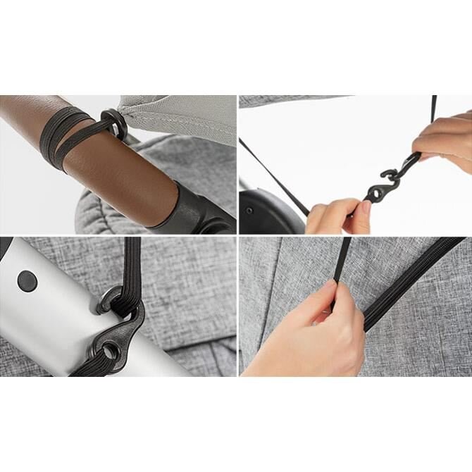 REER Parasolar premium pentru carucioare ShineSafe Premium protectie solara UPF 50+ Gri