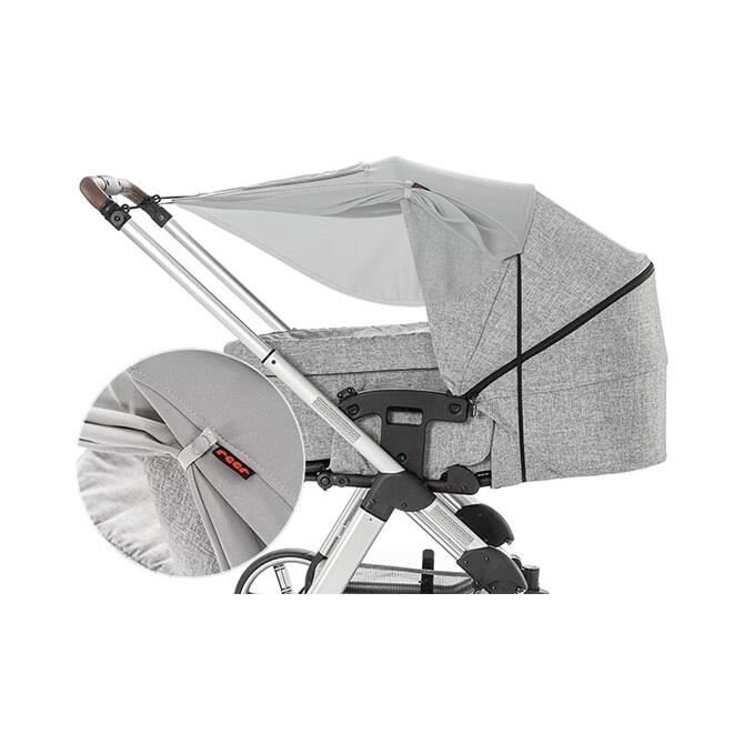 REER Parasolar premium pentru carucioare ShineSafe Premium protectie solara UPF 50+ Gri