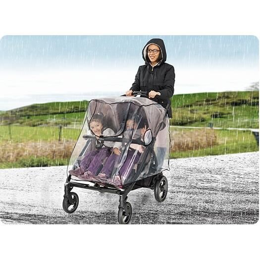 REER Pelerina de ploaie pentru carucioare de gemeni 71584
