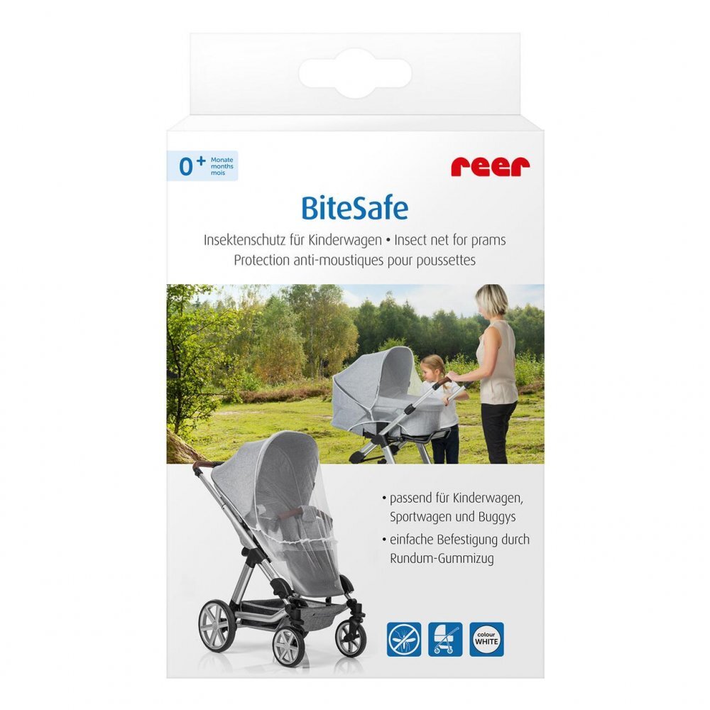 REER Plasa de insecte BiteSafe pentru carucior bebelusi alba