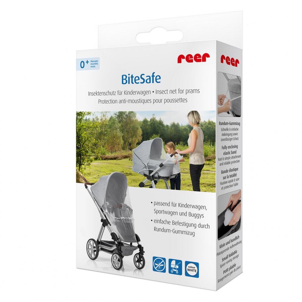 REER Plasa de insecte BiteSafe pentru carucior bebelusi alba