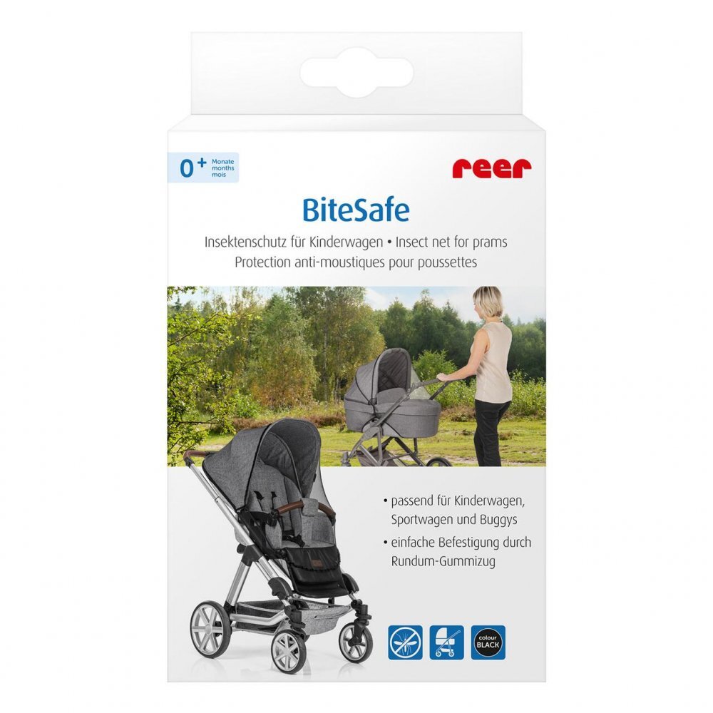 REER Plasa de insecte BiteSafe pentru carucior bebelusi black