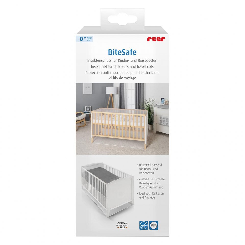 REER Plasa de insecte BiteSafe pentru patut alba