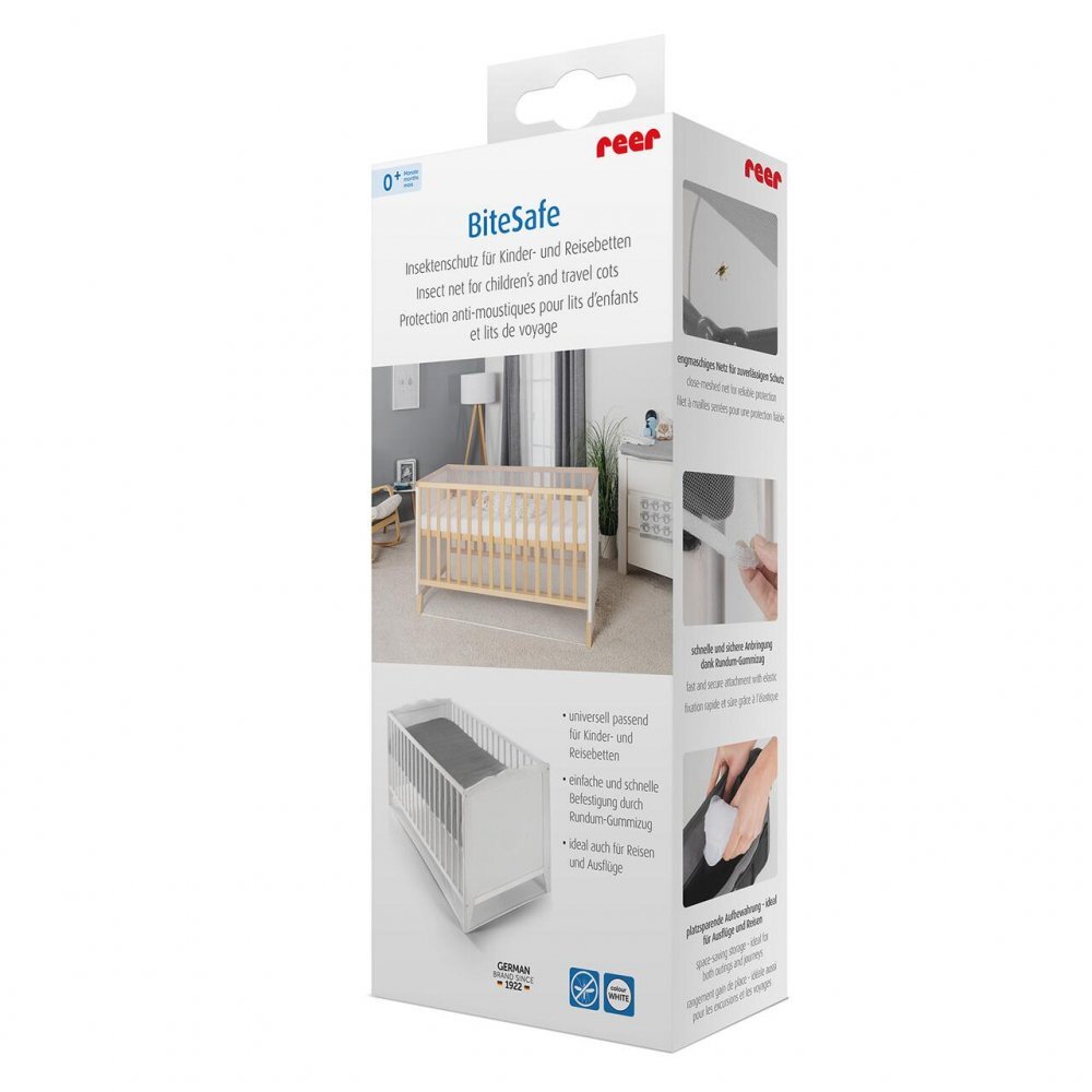 REER Plasa de insecte BiteSafe pentru patut alba