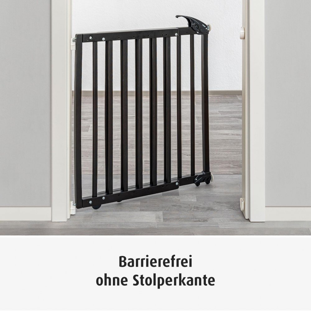 REER Poarta de siguranta Basic Black de perete reglabila 63-106 cm