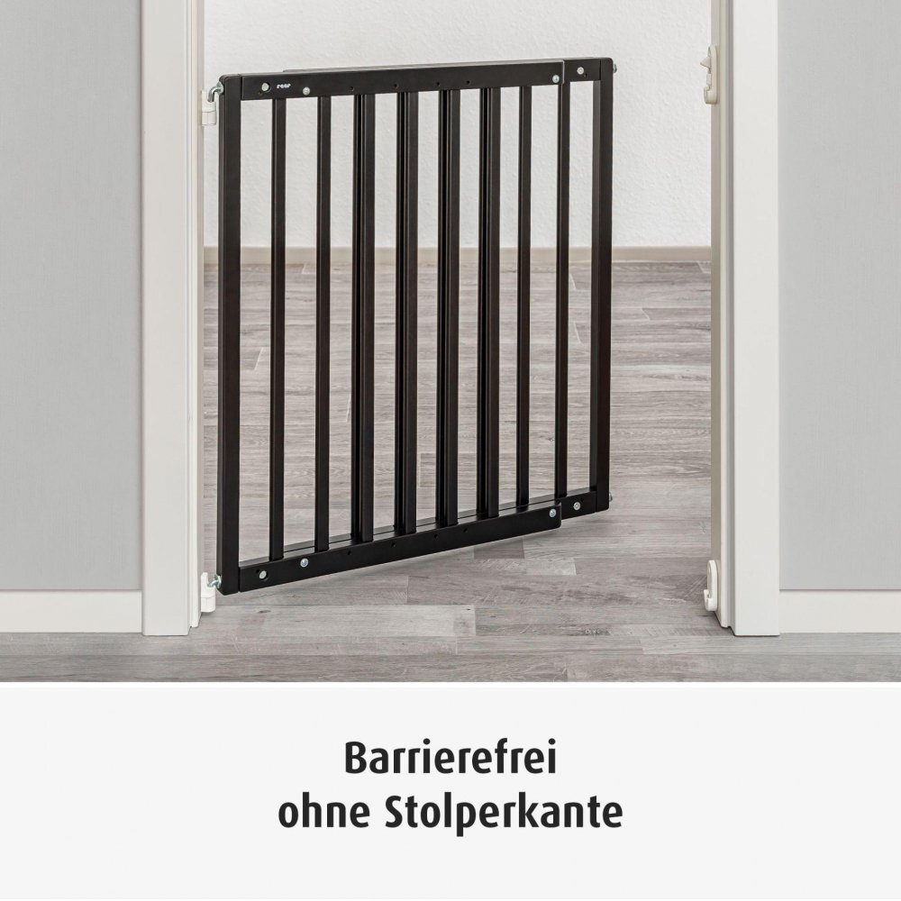 REER Poarta de siguranta Black de perete reglabila 63-1035 cm