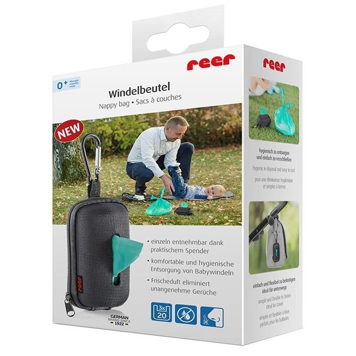 REER Pungi igienice parfumate pentru scutece cu dispenser 85011