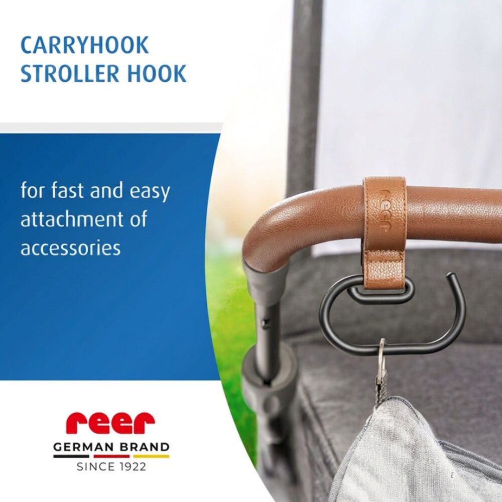 REER Set 2 carlige universale pentru carucior CarryHook