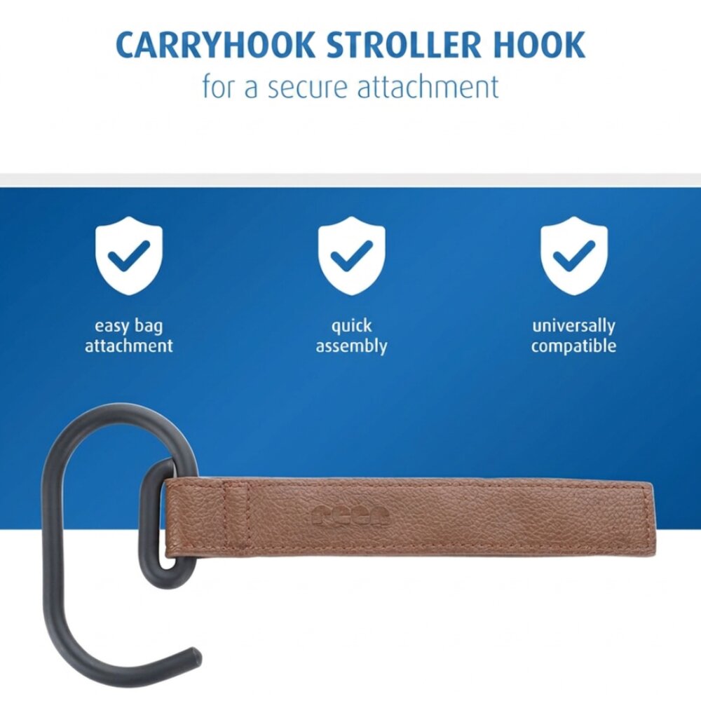 REER Set 2 carlige universale pentru carucior CarryHook