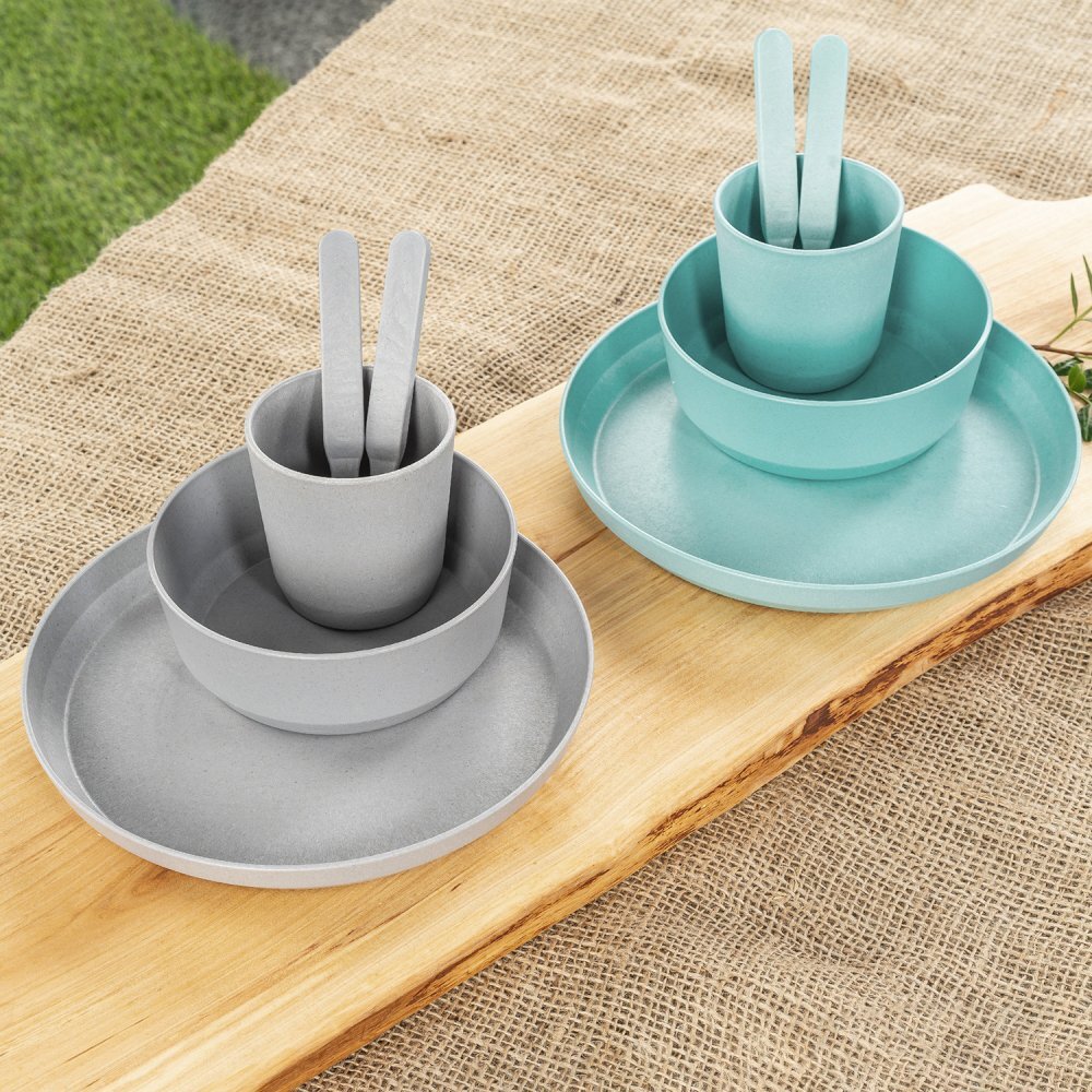 REER Set 2 castroane Growing Bowl bluegrey