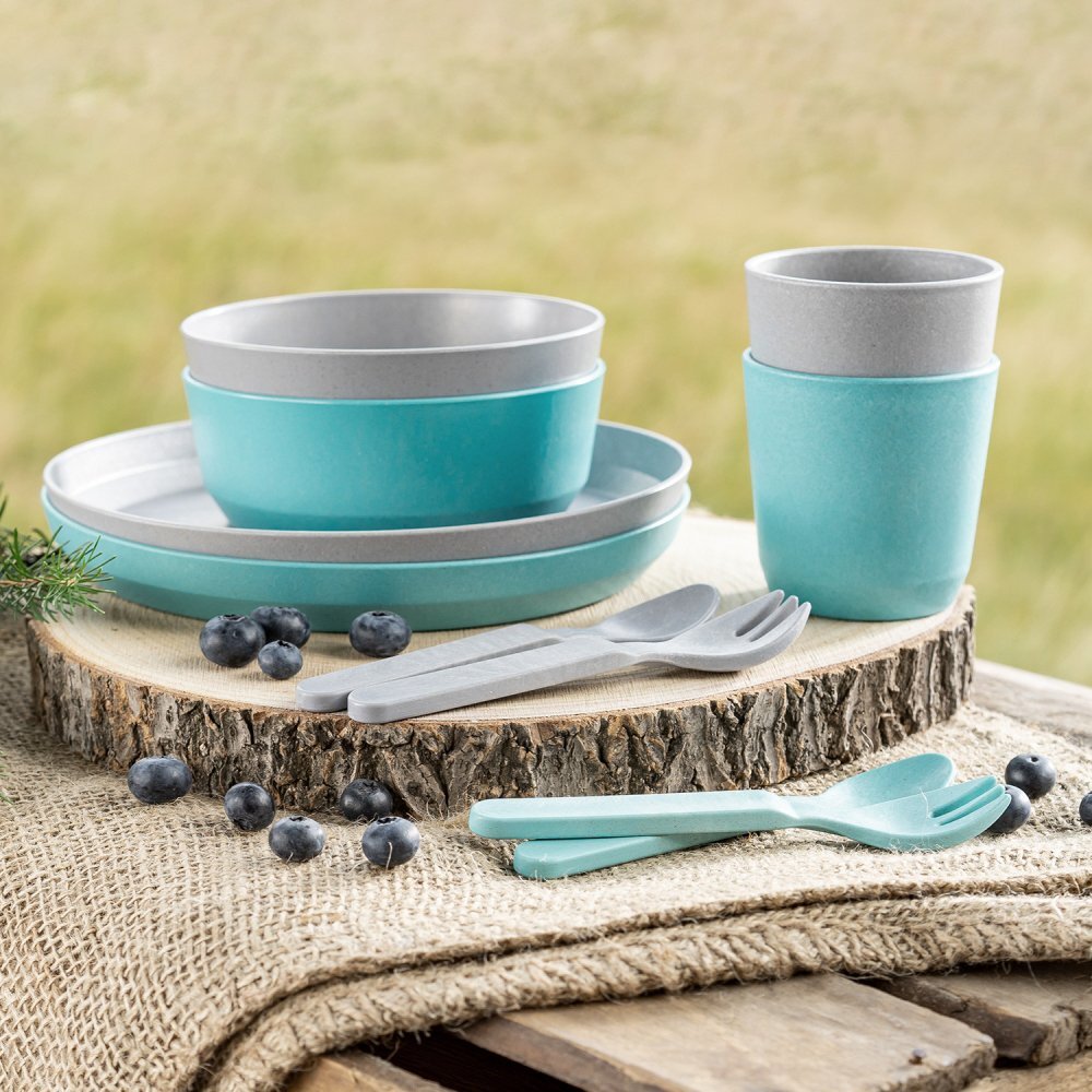REER Set 2 castroane Growing Bowl bluegrey