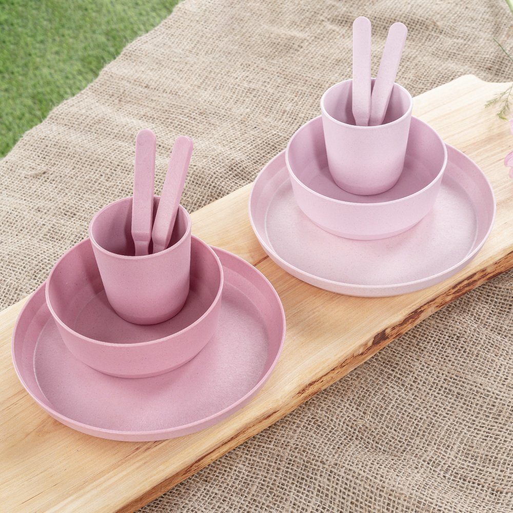 REER Set 2 castroane Growing Bowl pink