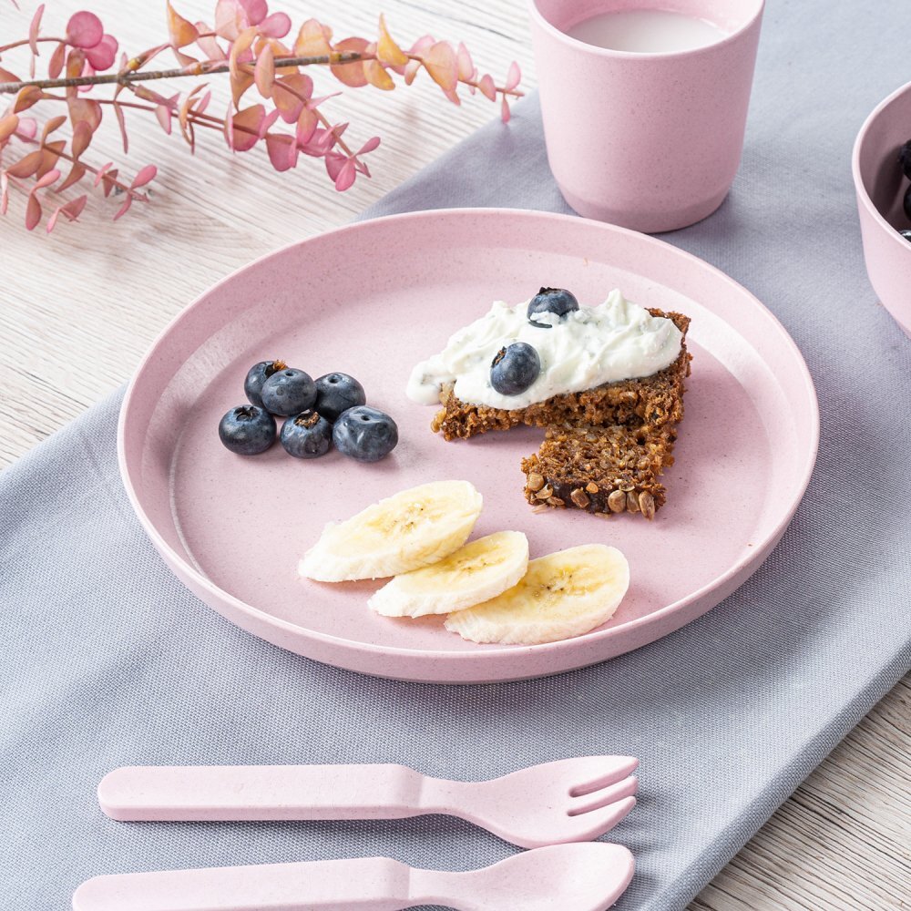 REER Set 2 farfurii Growing Plate pink