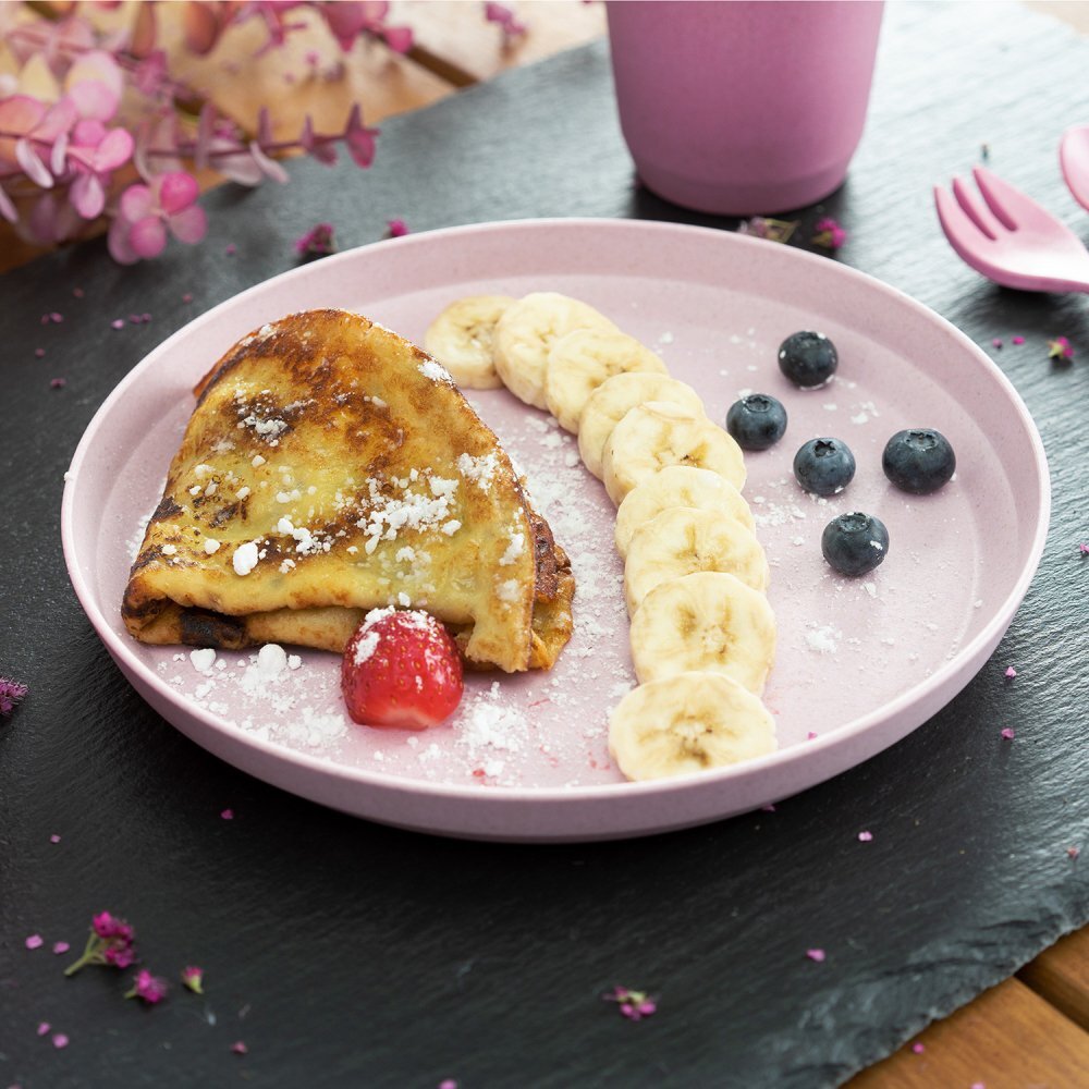 REER Set 2 farfurii Growing Plate pink