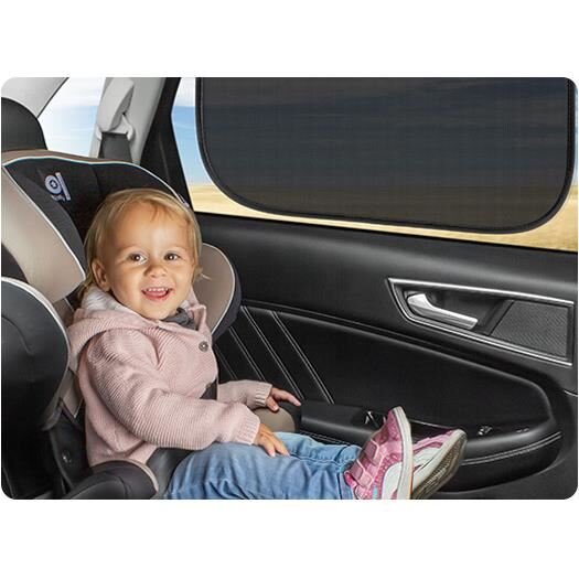 REER Set 2 parasolare auto cu lipire fara ventuze TravelKid Sun Pure 86121