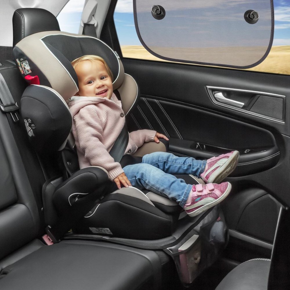 REER Set 2 parasolare auto lipire cu ventuze TravelKid Sun Basic 86141