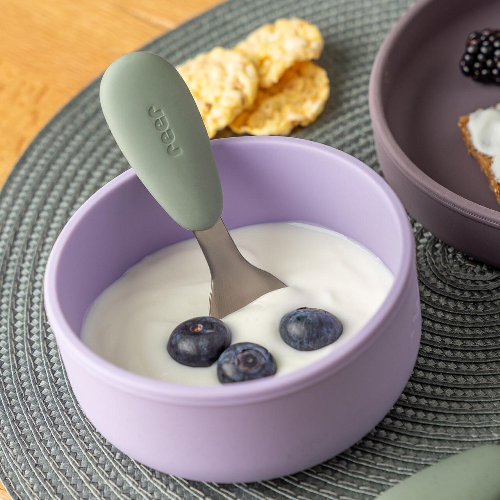 REER Set 3 tacamuri din otel inoxidabil manere din silicon fara BPA lavabile in masina de spalat vase