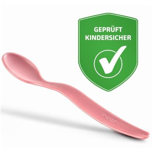 REER Set 5 lingurite hranire bebelusi flexibile cu maner anatomic 3+ luni BabySpoon 23022