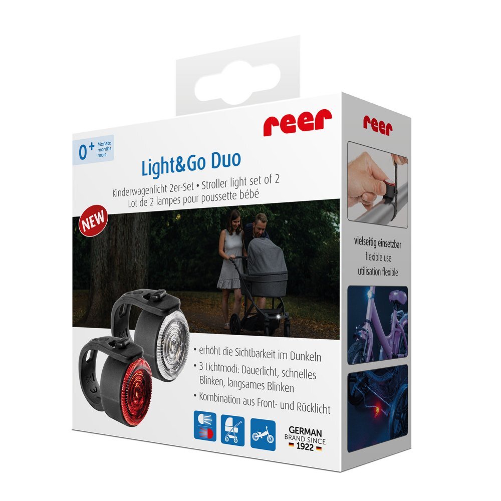 REER Set de 2 lumini pentru carucior LightGo Duo