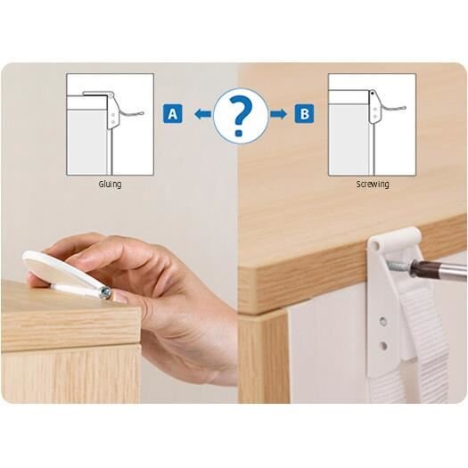 REER Set fixare anti-inclinare mobilier 73020