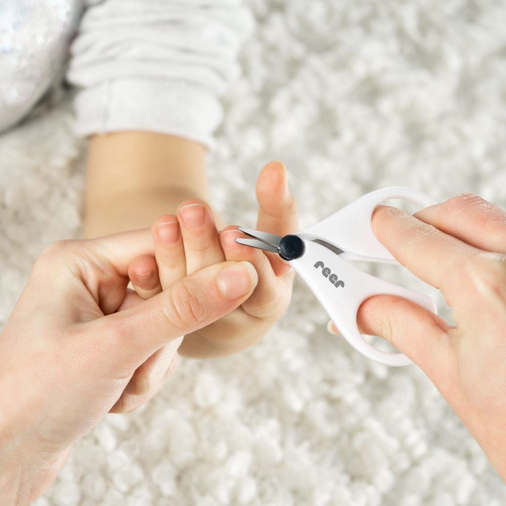 REER Set ingrijire unghii bebelusi forfecuta si unghiera cu pila BabyCare 81050
