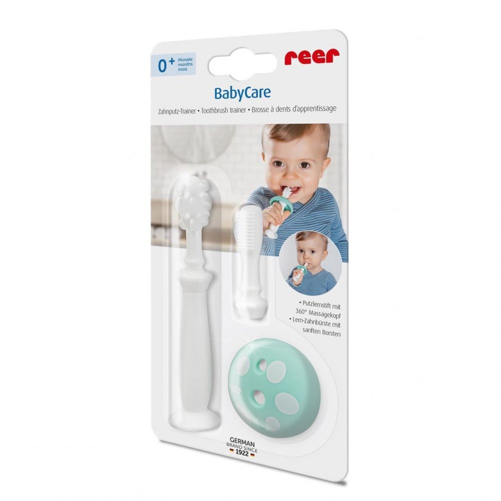 REER Set periute de dinti din silicon pentru antrenament BabyCare 79253