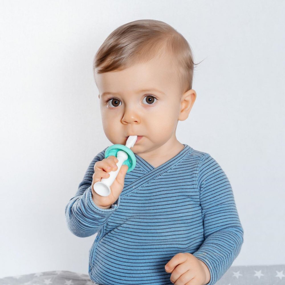 REER Set periute de dinti din silicon pentru antrenament BabyCare 79253