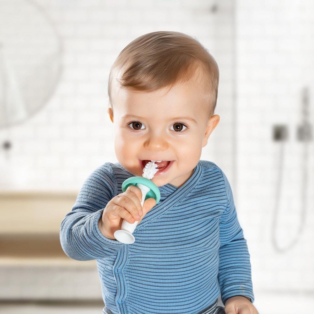 REER Set periute de dinti din silicon pentru antrenament BabyCare 79253