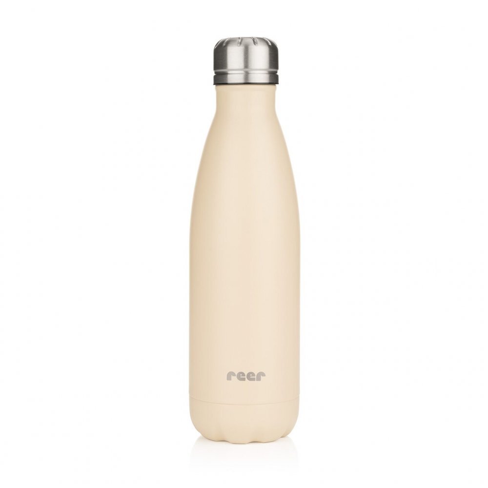 REER Sticla termoizolanta din otel inoxidabil vidat Colour 500 ml bej