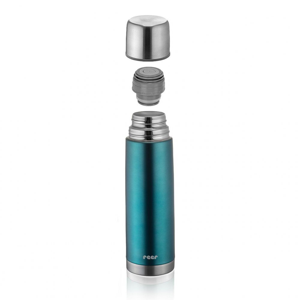 REER Sticla termos din otel inoxidabil vidat ColourCup 450 ml albastru