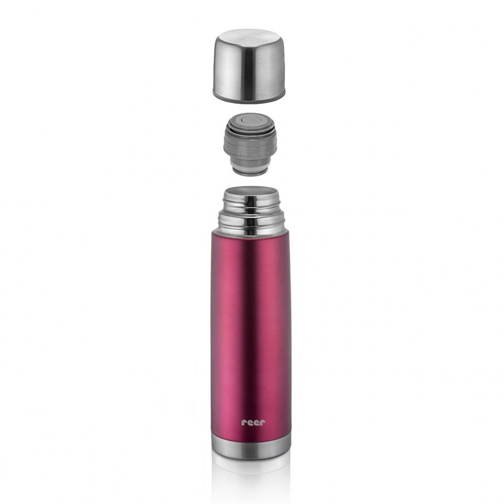 REER Sticla termos din otel inoxidabil vidat ColourCup 450 ml rosu