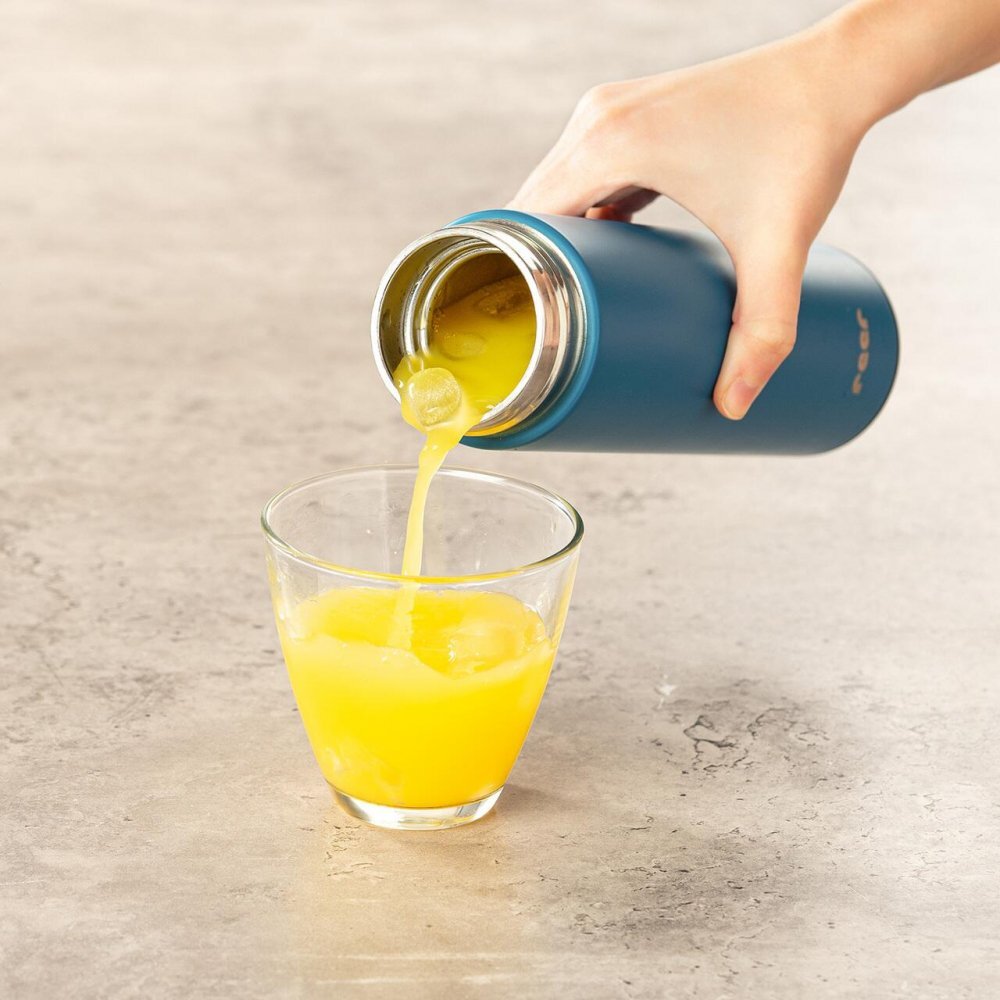 REER Termos din otel inoxidabil vidat ColourDesign 450 ml albastru