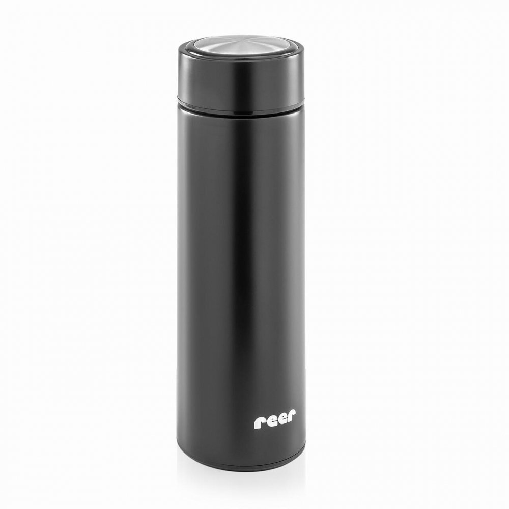 REER Termos din otel inoxidabil vidat ColourDesign 450 ml negru