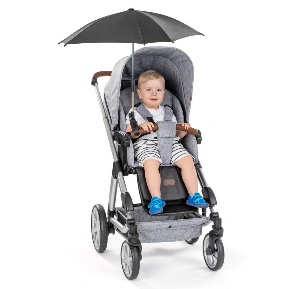 REER Umbreluta de soare ajustabila cu protectie solara UV 50+ pentru carucior bebelusi neagra ShineSafe Black 84151