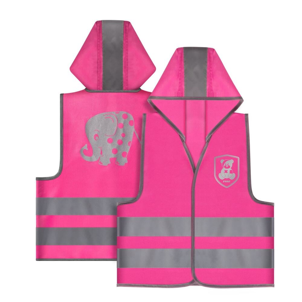 REER Vesta de siguranta MyBuddyGuard Elefant roz 53022