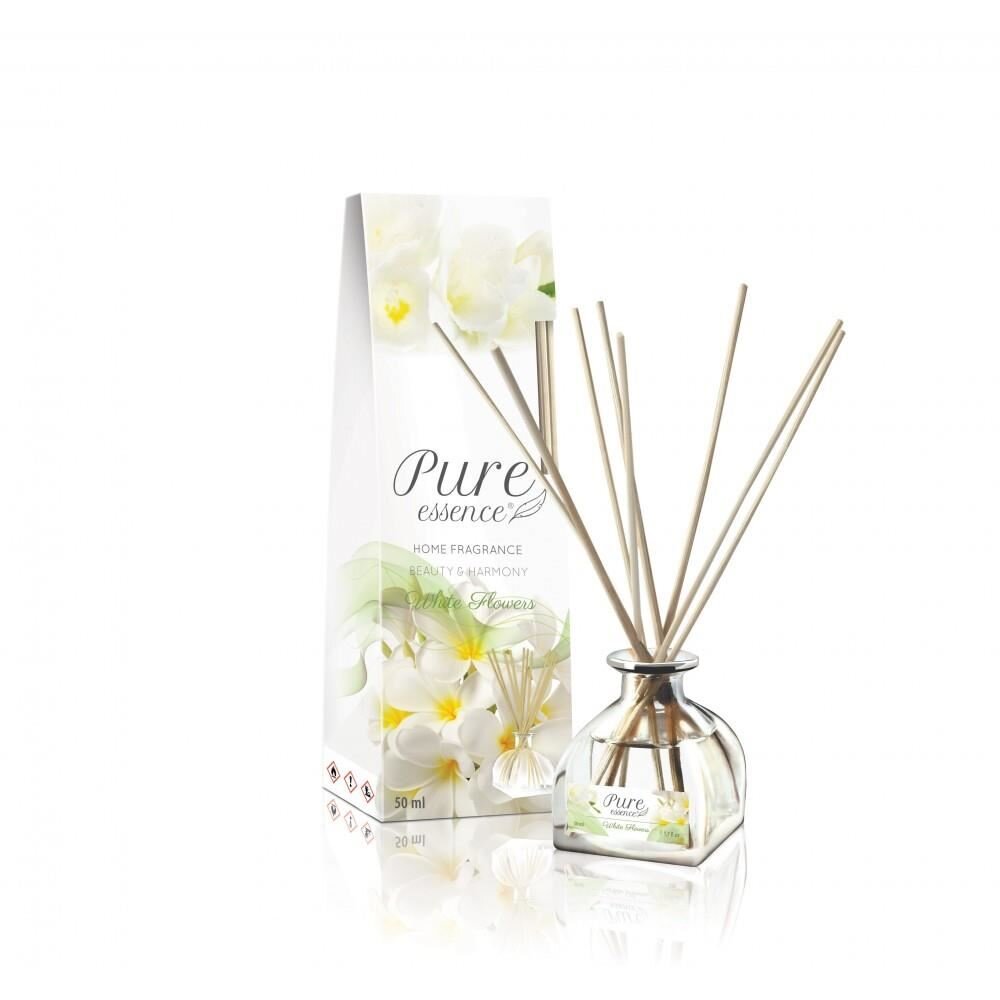 Revers Difuzor cu betisoare parfumate Pure Essence Flori Albe 50 ml