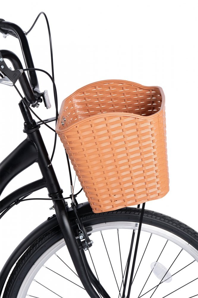 Rich Bicicleta City Carpat C26263A NegruAlb roti 26 inch 7 viteze inaltime utilizator 150-165 cm greutate suportata 120 kg
