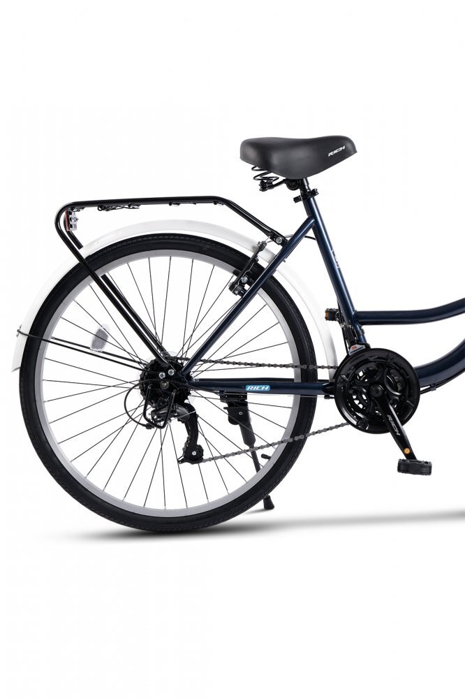 Rich Bicicleta R2632A Albastru City Classic 21 viteze roti 26 inch frane V-Brake greutate suportata 120 kg