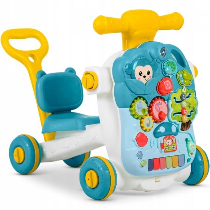 Ricokids Antemergator 4 in 1 cu diverse activitati si sunete albastru
