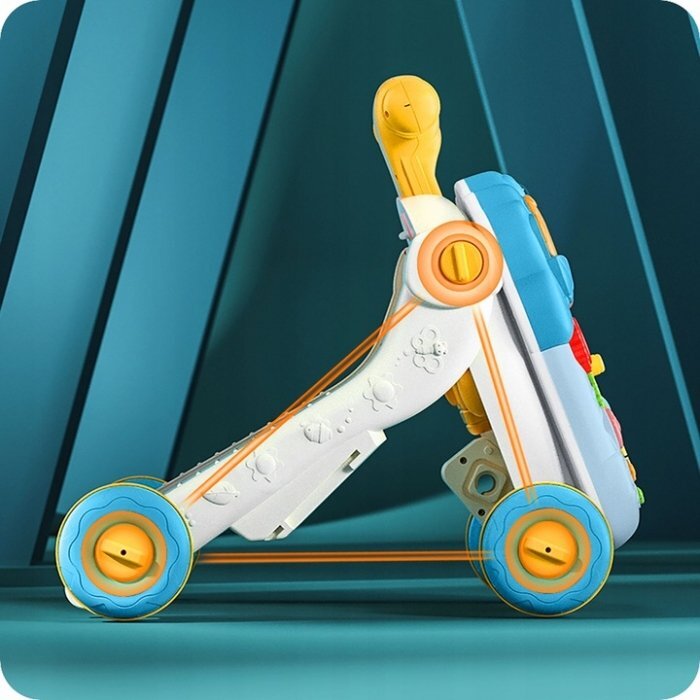 Ricokids Antemergator 4 in 1 cu diverse activitati si sunete albastru