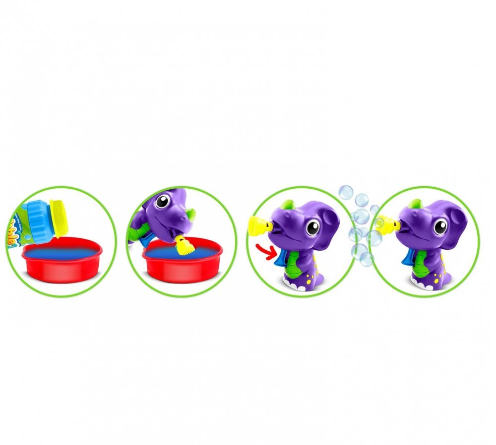 Ricokids Aparat de facut baloane de sapun Triceraptos